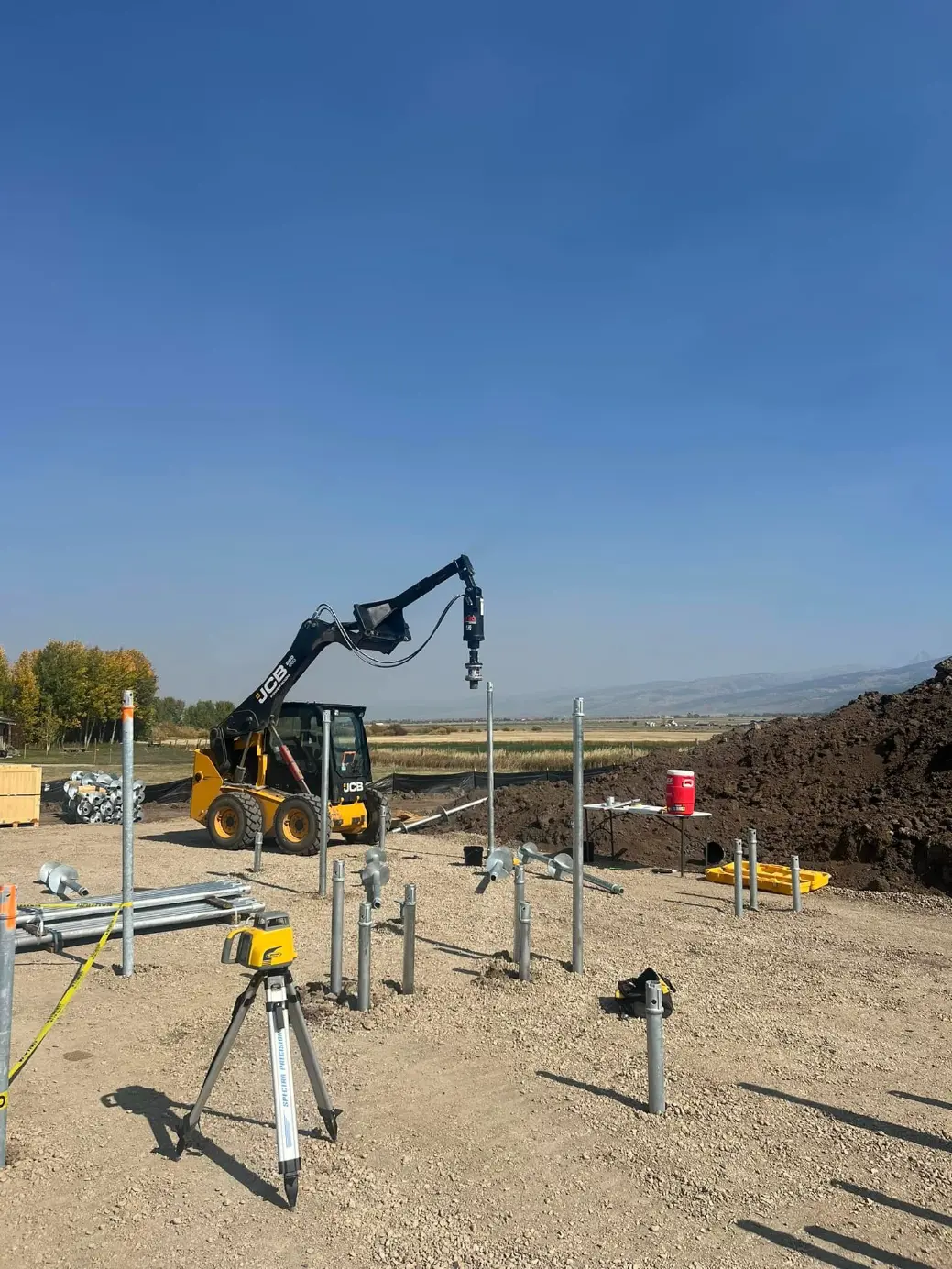teton valley idaho excavator and site work