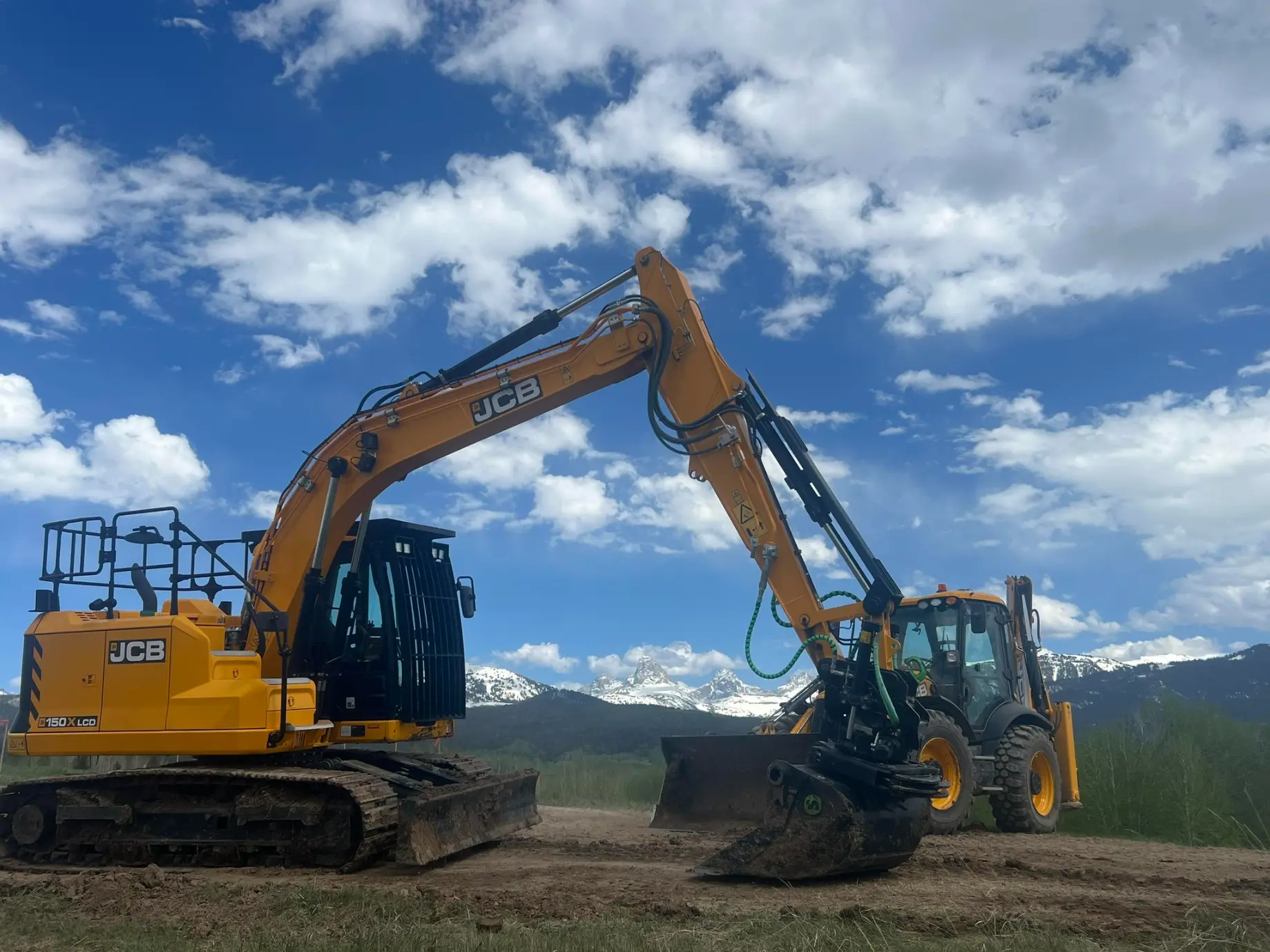 teton valley idaho excavator and site work