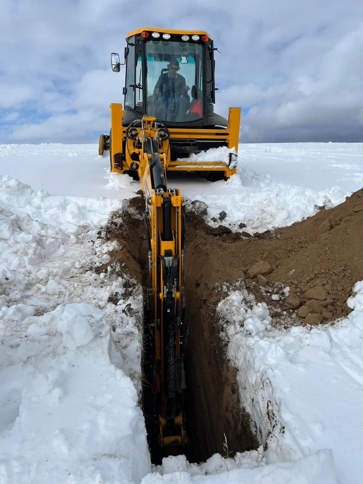 teton valley idaho excavator and site work